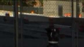 Leandra Feliz al salir de la corte el 7 de mayo