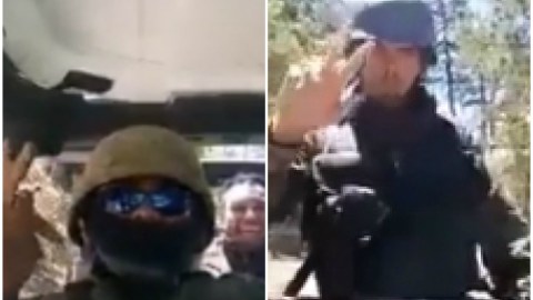 No es la primera vez que el grupo criminal recorre las calles de Tierra Caliente como si fueran reyes.
