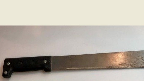 El arma incautada