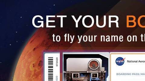 Sus nombres grabados en microchips que se colocarán en el rover.