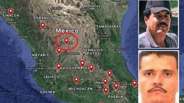 Los cárteles del "Mayo" Zambada y "El Mencho" se pelean casi 20 territorios en México.