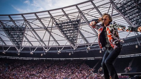 Una de las leyendas del rock Mick Jagger.