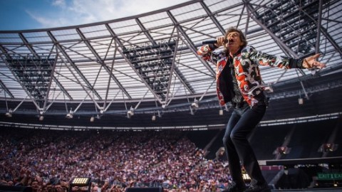 Una de las leyendas del rock Mick Jagger.