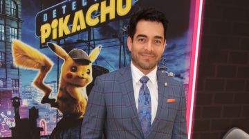 Chaparro durante la premiere de POKÉMON Detective Pikachu en Nueva York.