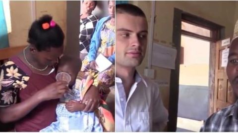 El pastor Baldwin asegura que esta agua puede curar distintas enfermedades mortales.