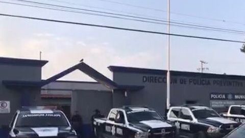 Estación de policía en Coahuila.