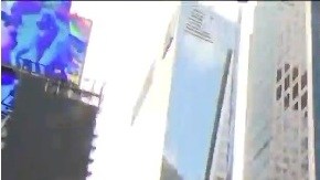 Reclamos contra De Blasio en Times Square