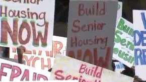 Protesta contra NYCHA ayer