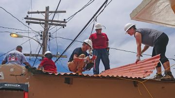 Estudiantes de CUNY han participado en la reconstrucción de varias zonas afectadas en Puerto Rico.