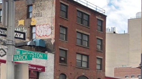 Esquina entre las calles Varick y Houston