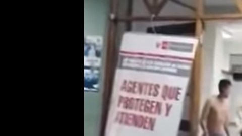 El escape de la comisaría.