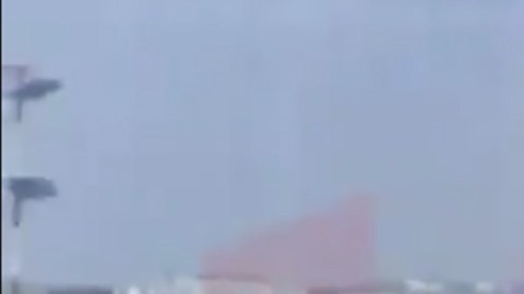 El momento del incendio.