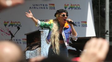 Lady Gaga en los 50 años de Stonewall, NYC 2019.