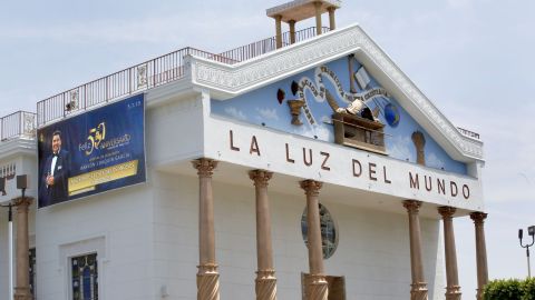 Iglesia de La Luz del Mundo en el Este de Los Ángeles. (Aurelia Ventura/La Opinion)