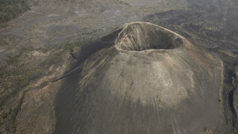El Paricutín asombró al mundo con su nacimiento en 1943 en Michoacán. Foto: Santiago Arau/BBC