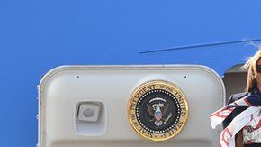Donald y Melania Trump a su llegada a Reino Unido.