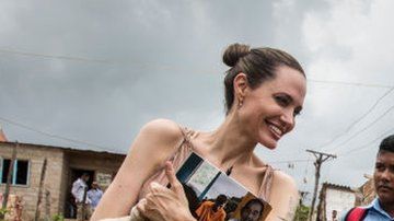 Angelina Jolie visitó Colombia para observar la ayuda a los venezolanos.