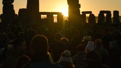 Los solsticios se celebran en Stonehenge hace miles de años.