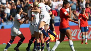 Estados Unidos venció a  Chile en el Mundial Femenil de Francia.