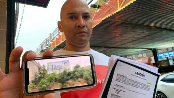 El policía retirado del NYPD José Miguel Santiago, es uno de los dominicanos que asegura haber sido estafado por Arconis Constructora