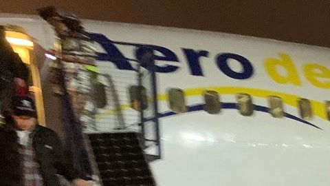 Una explosión se registró en una de las turbinas de la aeronave