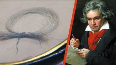 Subastan cabello de Beethoven.