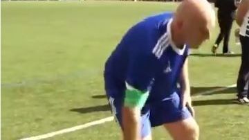 Gianni Infantino hizo el "oso" al cobrar un tiro de esquina