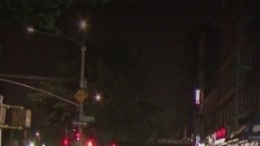 La policía en la escena