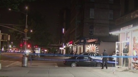 La policía en la escena