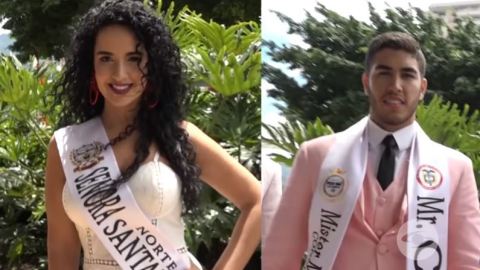 La mujer se fue a "celebrar" su victoria con el otro ganador.