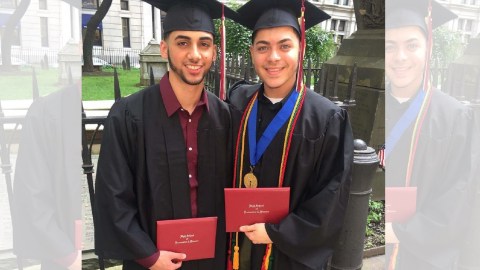 Lucas Silverio (izq.) y Jeury Martínez (dcha.) eran primos con una relación de hermanos.