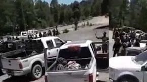 Sicarios pesean a plena luz del día.