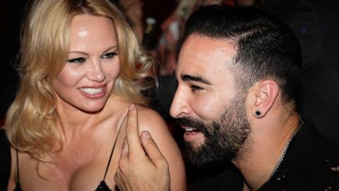 Pamela Anderson y Adil Rami.