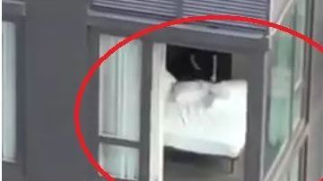 Un detalle en el departamento de abajo ha hecho que el video sea viral.