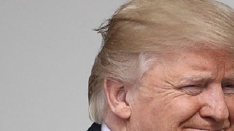 Los presidentes Trump y López Obrador.
