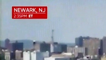 Socorristas en la pista de Newark