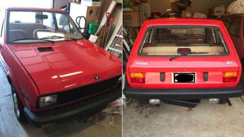 El auto fue importado desde Serbia en 1985