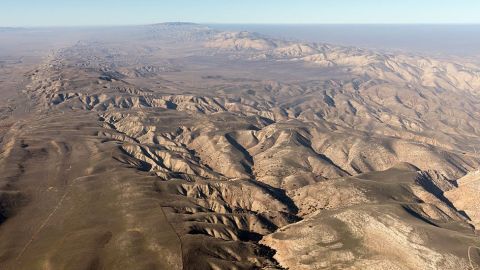 La falla de San Andrés atraviesa California y se extiende a lo largo de 1.300 kilómetros.