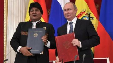Evo Morales visitó a Vladimir Putin en Moscú.