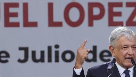 Andrés Manuel López Obrador, presidente de México.