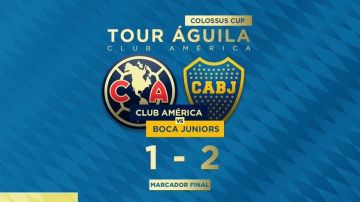 America vs Boca Juniors Colossus Cup.