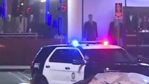 La persecución inició a la 1:09 a.m. aproximadamente.