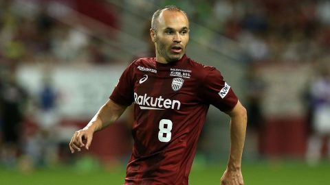 Andrés Iniesta, uno de los emblemas del barcelonismo, ahora juega en Japon.