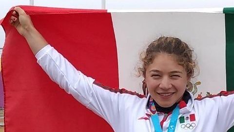 ¡Espectacular! La mexicana Beatriz Briones se lleva oro en canotaje de los Panamericanos