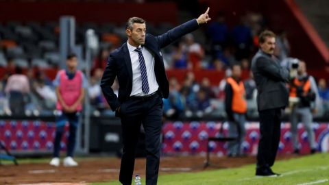 El entrenador de Cruz Azul, Pedro Caixinha.