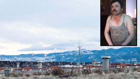 Vista de la "Alcatraz de las Rocosas", donde permanece encarcelado "El Chapo".