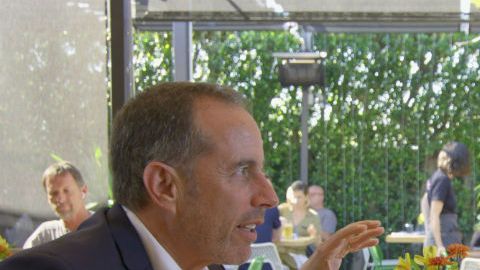 Comedians in cars getting coffee