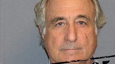 Bernie Madoff al ser sentenciado en 2009