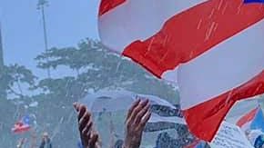 La foto fue tomada en medio del paro nacional en Puerto Rico el pasado lunes.