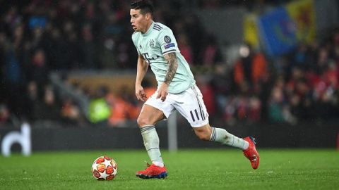 James Rodríguez permaneció dos años en el Bayern Munich, al que llegó cedido por el Real Madrid